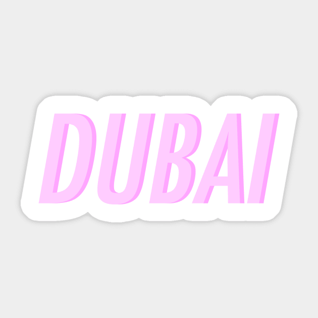 Dubai 80s Retro Sticker by lukassfr